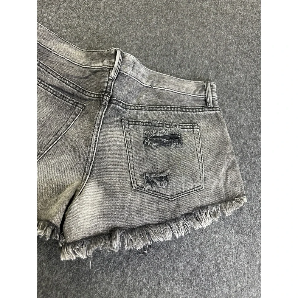 We The Free People Loving Good Vibrations Shorts Cutoff  Size 27 Distressed - Picture 13 of 16